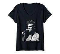 Femme The Smiths Live : Morrissey, cet Homme Charmant, 1984 T-Shirt avec Col en V