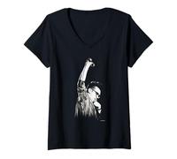 Femme The Smiths Morrissey Live Manchester 1984 Martin O'Neill T-Shirt avec Col en V