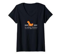 Femme The Squirrel Whisperer Écureuil Rouge Mignon T-Shirt avec Col en V