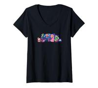 Femme The Super Mario Galaxy Movie Galactic Heroes T-Shirt avec Col en V