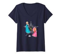 Femme The Super Mario Galaxy Movie Starry Princess Duo T-Shirt avec Col en V