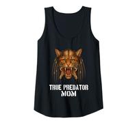 Femme The True Predator Mom - Design amusant pour les amoureux des chats Débardeur