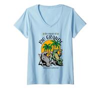 Femme The Village of Rio Grande TV Manatee Alligator T-Shirt avec Col en V