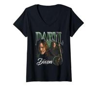 Femme The Walking Dead - Daryl Dixon Daryl Homage T-Shirt avec Col en V