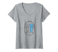 Femme The Walking Dead Daryl Wings T-Shirt avec Col en V