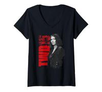 Femme The Walking Dead Maggie 15 T-Shirt avec Col en V