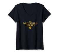 Femme The Wanderer's Library Collaborative Strange Fiction SCP T-Shirt avec Col en V