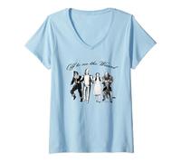 Femme The Wizard of Oz Off to See The Wizard T-Shirt avec Col en V