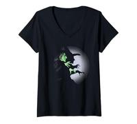 Femme The Wizard of Oz Wicked Witch Spotlight T-Shirt avec Col en V