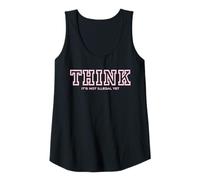 Femme Think It's Not Illégal Yet Collegiate Style Débardeur