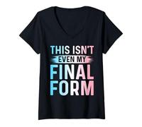 Femme This Isn't Even My Final Form T-Shirt avec Col en V