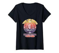 Femme This Leo Shines Brighter Than A Vegas Sign T-Shirt avec Col en V