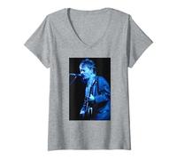 Femme Thom Yorke, Chanteur de Radiohead, Glastonbury, 2003 T-Shirt avec Col en V