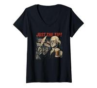 Femme Thomas Jefferson : Un 4 Juillet Amusant, Juste Le Conseil T-Shirt avec Col en V
