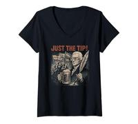 Femme Thomas Jefferson : Un 4 Juillet Amusant, Juste Le Conseil T-Shirt avec Col en V