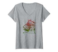 Femme Thomas Sankara T-Shirt avec Col en V
