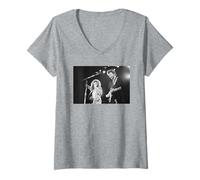 Femme Tina Turner avec l'invité spécial Eric Clapton Live at Wembley T-Shirt avec Col en V