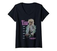 Femme Tina Turner Private Dancer T-Shirt avec Col en V