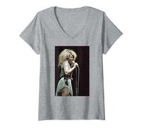 Femme Tina Turner : The Best Foreign Affair Tournée en Direct (1990) T-Shirt avec Col en V