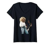 Femme Tina Turner Tour d'adieu aux Affaires étrangères Palais Versailles T-Shirt avec Col en V