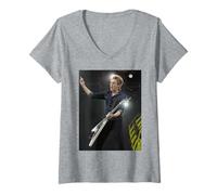 Femme Tom Fletcher McFly Live All About You V Festival 2009 T-Shirt avec Col en V