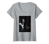 Femme Tom Jones en Train de Chanter au Copacabana, New York, 1969 T-Shirt avec Col en V