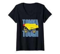 Femme Tonka Tough Classic Mighty Dump Truck T-Shirt avec Col en V