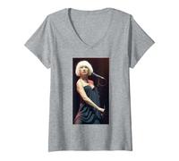 Femme Tori Amos Live American Doll Posse Era 2007 T-Shirt avec Col en V
