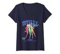 Femme Totally Spies! Sam, Clover, Alex EST. 2001 T-Shirt avec Col en V