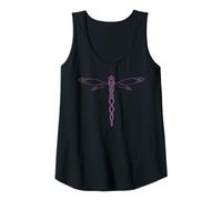 Femme Totem Libellule Rose Débardeur