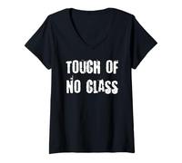 Femme Touch of No Class Funny T-Shirt avec Col en V