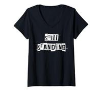 Femme Toujours Debout T-Shirt avec Col en V