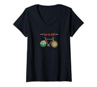 Femme Tour de Chill T-Shirt avec Col en V