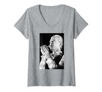 Femme Tournée de David Bowie en Direct d'une Station à l'autre en 1976 T-Shirt avec Col en V