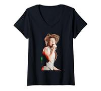 Femme Tournée de Jon Bon Jovi These Days : Livin' on A Prayer 1996 T-Shirt avec Col en V