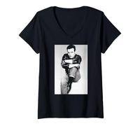 Femme Tournée de Strip-Tease Solo d'Adam Ant 1984 T-Shirt avec Col en V