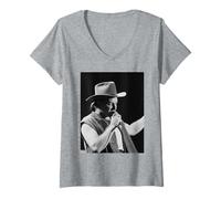 Femme Tournée de U2 Bono The Joshua Tree à Cork 1987 T-Shirt avec Col en V