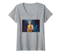 Femme Tournée des Soul Cages de Sting Of The Police à Whitley Bay 1991 T-Shirt avec Col en V