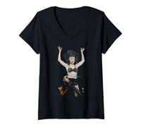 Femme Tournée Madonna Live The Girlie Show à Wembley en 1993 T-Shirt avec Col en V