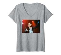 Femme Tournée Mondiale 1997 de Michael Hutchence Elegantly Wasted Era de l'INXS T-Shirt avec Col en V
