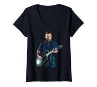 Femme Tournée mondiale de Bruce Springsteen The Boss Ghost of Tom Joad 1996 T-Shirt avec Col en V