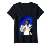 Femme Tournée Naturelle de l'album Time de Peter Andre en 1997 T-Shirt avec Col en V