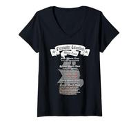 Femme Tours du Monde de Christophe Colomb T-Shirt avec Col en V