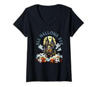 Femme Tous Les Membres de l'Église catholique des Reliques Eve T-Shirt avec Col en V