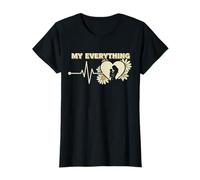 Femme Tout ce Que Maman Aime, Maman, mère et Enfant, Heartbeat Daisy T-Shirt