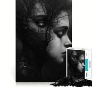 Femme transformée en Arbre Puzzle de 1000 pièces pour Adultes Jeu Stimulant la réflexion Découpe Laser pour Un Assemblage Parfait Activité Amusante en Famille (38x26cm)