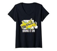 Femme Transformers Bring It on T-Shirt avec Col en V
