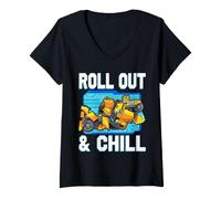 Femme Transformers Bumblebee Roll Out and Chill T-Shirt avec Col en V
