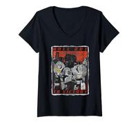 Femme Transformers Optimus Prime Bumblebee Rollout to Victory T-Shirt avec Col en V