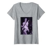 Femme Travis Live Fran Healy The Man Who par Andy Willsher T-Shirt avec Col en V